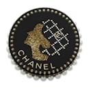 Broche Chanel Marque Coco avec Strass