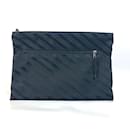 Balenciaga Black Cloth Clutch Bag