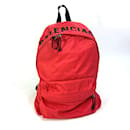 Balenciaga Red and Black Bicolor Backpack