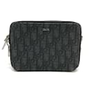 Christian Dior Navy Cloth Shoulder Bag