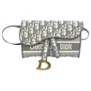 Pochette taille en broderie oblique Christian Dior