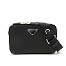 Prada Black Safiano Leather Shoulder Bag