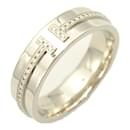 Anello T Two Band in Oro Bianco di Tiffany & Co.