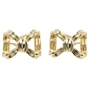 Boucles d'oreilles clip en ruban en or jaune 18K Tiffany & Co.