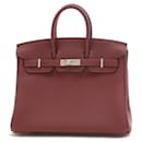 Bolsa Hermes Birkin 25 em Togo Rouge H - Hermès