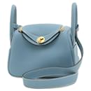 Hermes Lindy Handbag in Blue Jean - Hermès