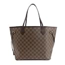 Bolsa tote Neverfull MM em canvas Damier Louis Vuitton