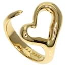 Anello a fascia in oro giallo 18K a forma di cuore Tiffany & Co.