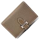 Hermes Bearn Business Card Holder in Etoupe Gray - Hermès