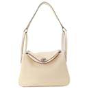 Hermes Lindy 26 White Handbag - Hermès