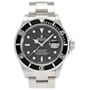 Relógio masculino Rolex Submariner Date 16610 com mostrador preto