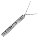 Tiffany & Co. Atlas Bar Necklace in 18K White Gold