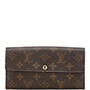 Louis Vuitton Monogram Portefeuille Sarah Long Wallet