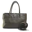 Chanel A15206 CC Marque Sac Tote en Cuir Marron