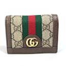 Gucci 593662 GG Shelly Linha Carteira Compacta