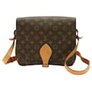 Bolsa de ombro em couro Monogram Cartesier Louis Vuitton