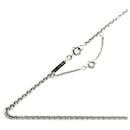 Collier en chaîne Forsa en or blanc K18WG Cartier