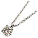 Tiffany & Co. Platinum Solitaire Diamond Necklace