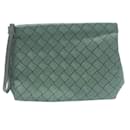 Pochette Intrecciato Verte Bottega Veneta