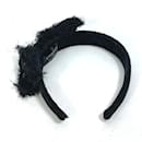 Chanel 14K Hair Band Headband Katyusha Black