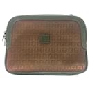 Fendi Zucchino Brown Shoulder Bag