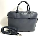 Dior Homme Navy Leather Briefcase - Christian Dior