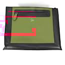 Christian Louboutin Black Leather Clutch Bag
