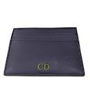 Dior Homme Navy Leather Card Case - Christian Dior