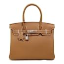 Hermes Birkin 30 Gold Handbag - Hermès