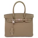 Bolso Hermes Birkin 30 Beige Marfa - Hermès