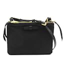 Prada Black Canvas Shoulder Bag