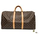 Louis Vuitton Monogram Keepall 55 Boston Bag