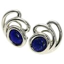 Tiffany & Co. Lapis Lazuli Silver Clip Earrings