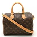 Sac à main Louis Vuitton Monogram Speedy Bandoleer 25