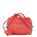 Bolsa de ombro com corrente figurativa Chanel Coco Mark CC