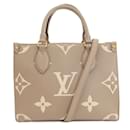 Louis Vuitton M45779 On the Go PM Tourterelle Crème Bolsa de mão