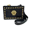 Gianni Versace Medusa Leder Schultertasche