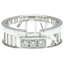 Anel de diamante de moda em ouro branco Tiffany Atlas (18K) - Tiffany & Co