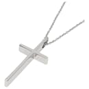 Collier Tiffany Metro Cross en or blanc 18K - Tiffany & Co