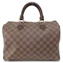 Borsa Boston Speedy 30 Damier Ebene N41531 di Louis Vuitton