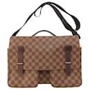 Sac à épaule Damier Ebene Louis Vuitton