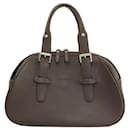 Borsa Boston in pelle marrone Burberry