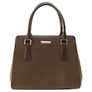 Burberry Dark Brown Leather Handbag