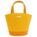 Burberry Yellow Leather Handbag