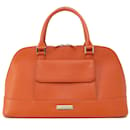 Sac fourre-tout en PVC orange Burberry