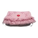 Louis Vuitton Pink Wool Scarf