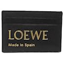 Loewe schwarze Kalbsleder-Kartenbörse