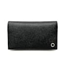 Bvlgari Long Wallet in Black Leather - Bulgari