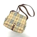 Bolso de hombro beige Burberry