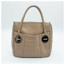 Chanel Beige Leather Handbag